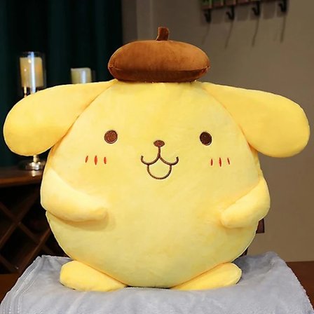 40cm Pompompurin Pehmolelu, Ihana Lahja Lapsille Superpehmeä Pom Pom Purin Pehmonukke, Huoneen Sisustus Pehmolelu_Erikoislahjat