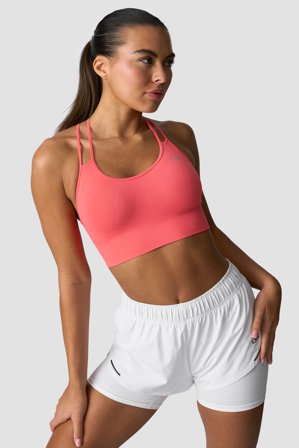 ICANIWILL - Define Seamless Sports Bra Dark Pink Peach - Sport-BH - Dam - Träningskläder från ICIW