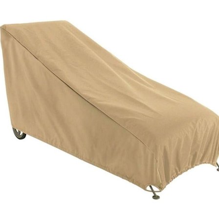Solstoltrekk, Vanntett Utendørs Solsengtrekk, Hagemøbeltrekk, 208x76x79cm Beige