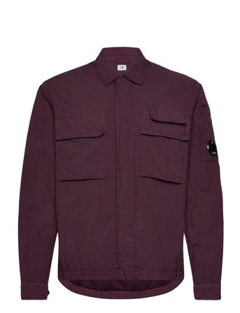 C.P. Company Lens Detail Shirt - Burgundy - L
