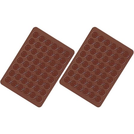 2 kpl silikonisia makaronien leivontamattoja 48 kuopalla, tarttumaton pinnoite, silikoninen makaronien leivontamatto 38*28cm