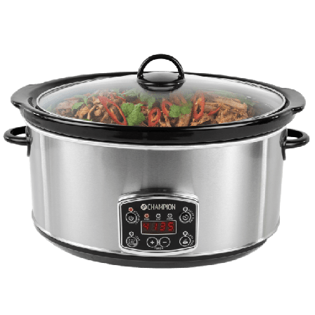 Champion Nordic Slowcooker 6,5l Köksmaskiner Silver