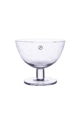 ERNST Skål bubbligt glas Serveringstillbehör Transparant d10 h8,6