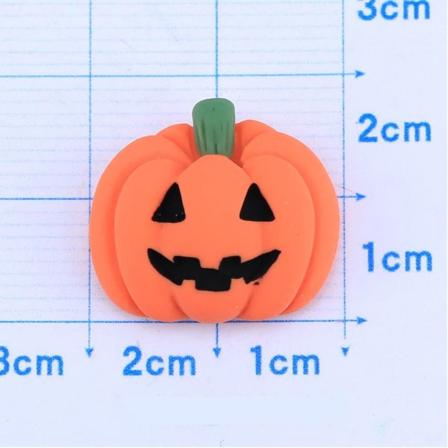 20stk Halloween-gresskarfigur 3D-harpiks flat gresskarlampe pumpkin lamp
