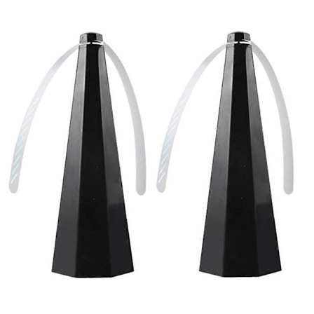 Bærbare USB fluevifter til bord med holografiske blade skræmmer fluer hvepse bier væk udendørs picnic Fa