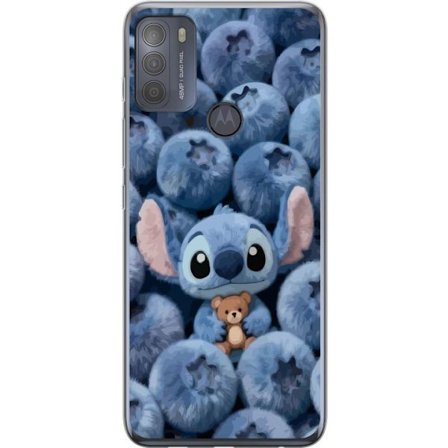 Kompatibelt Mobildeksel til Motorola Moto G50 Lady Gaga minimalistisk plakat med gitar og monokrom design