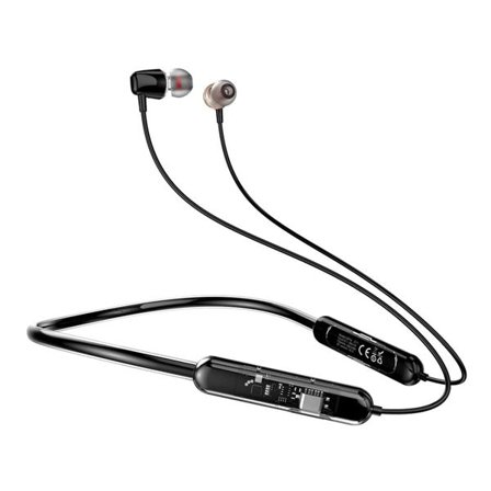 Sporty trådløst in-ear-hodesett - svart