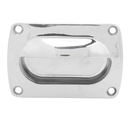 Flush Trækgreb Marin Grade Rustfrit Stål Spejlpoleret Indbygget Lukkegreb til Båd Skib Yacht