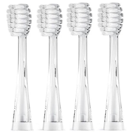 Lasten sähköhammasharjan SG513 vaihtoharja, yhteensopiva Dada Tech DT-BB1/YUNCHI K3 -vaihtohammasharjaspäiden kanssa, 4 pehmeää vaihtopäätä (4 kpl)