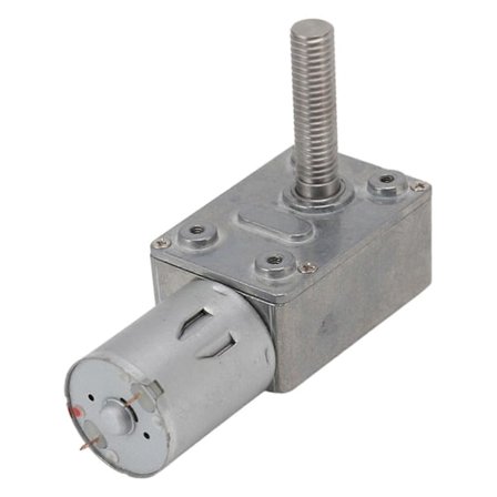 DC Gearmotor Mikro Høj Torsionshastighedsreduktion Turbine Elektrisk Selvlåsende Reversibel Snekkegear 12V M8x33mm Aksel 210RPM