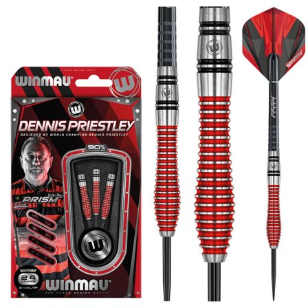 Winmau Dennis Priestley SE Steel Tip Darts 24g