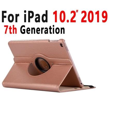 360"fodral För Ipad 7 (2019) 10,2"-rosa