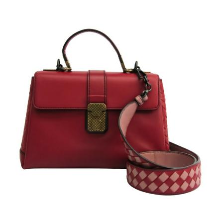 Bottega Veneta Vintage, Pre-owned Intrecciato bag Rood, Dames, Maat:ONE Size,leer