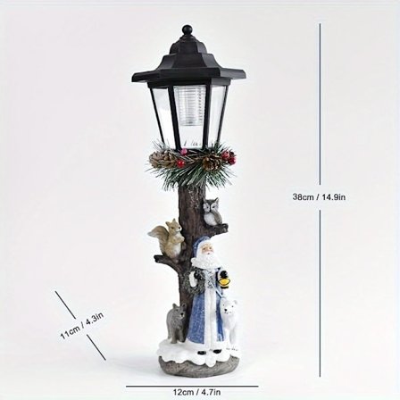 Bedst sælgende solcellelampe statue i resin | Gårdhave Havegang Udendørs Opladnings Dekorationslys_LD-010_