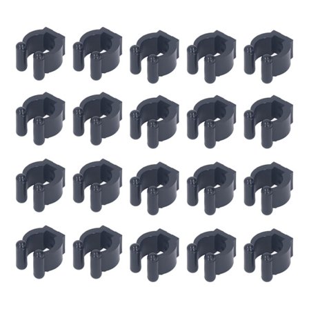 20 kpl Pool Stick -pidikkeet Kannettava Keppi Pidike Teliin Kiinnittettävä Clip Korvilla Biljardi Tarvikkeet M 17mm ID