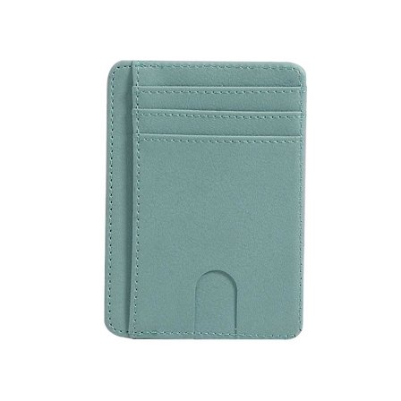 RFID-blocker Plånbok i PU-läder för Korthållare, Present till Kvinnor och Män