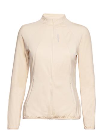 Onpruby Hn Ls Warm Train Jck Sweat-shirts & Hoodies Fleeces & Midlayers Beige Only Play*Betinget Tilbud