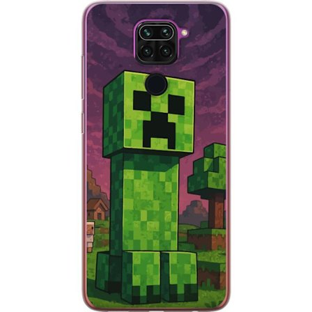 Yhteensopiva Puhelinkuori Xiaomi Redmi Note 9 Romanttinen ramadan-kuvaus kukilla, lyhdyillä, tähdillä ja puolikuun muodossa pehmeissä pastellivär