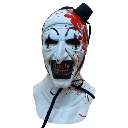 Terrifier 2 Art the Clown Mask Cosplay Kostyme Maske Karneval Rekvisita
