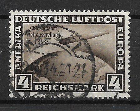 Tyske Rige 1933 - AFA 493 - Stemplet
