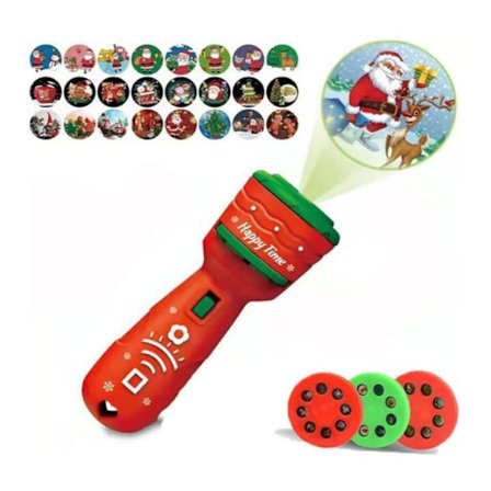 Barns jul ficklampa projektor, julleksaker