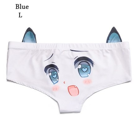 Trosor för kvinnor Dam Underkläder BLUE LL