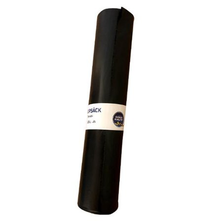 Plastsäck Mono LDPE 125L 40my svart 25/rl - Lyreco - Städ och hygien - Påsar och säckar - Plastsäckar