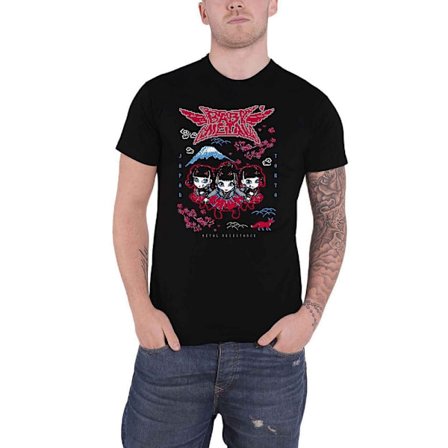 Babymetal Unisex Adult Pixel Tokyo T-Shirt L Svart