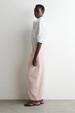 COS Femme Jean Twine Barrel in Rose