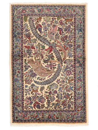 Sarough Teppich Orientalischer Braun/Beige (Wolle, Persien/Iran)