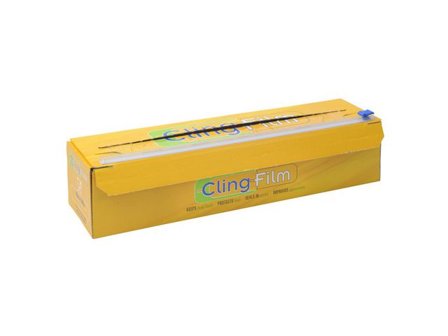 ABENA Plastfolie Cutbox PVC 30cmx300m 8my - Lyreco - Kök och servering > Plast- och aluminiumfolie > Plastfolie