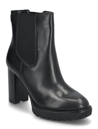 Lauren Ralph Lauren Layne Leather Bootie Svart