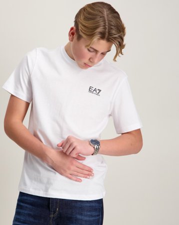 EA7 Emporio Armani T-SHIRT Hvit T-skjorter Gutt - Kids Brand Store