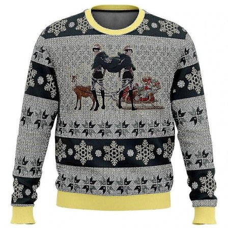 Attack On Titan Stygg Julegenser Julegave Julenissen Genser Menn 3d Sweatshirt Og Topp