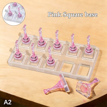 Neglekunst Display Stand Ikke-Magnetisk Negleholder Til Bærbar Akryl