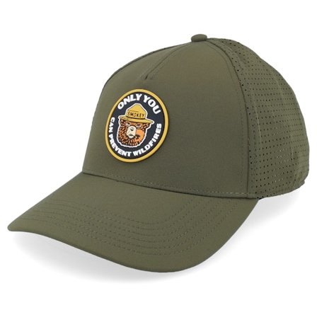 American Needle - Grün Adjustable Cap - Smokey Bear Super Tech Valin Army Green Adjustable @ Hatstore