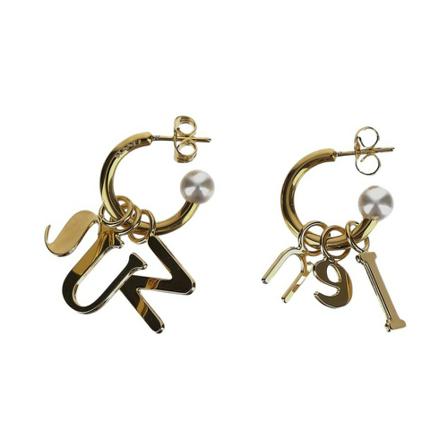 Sunnei Earrings Gul, Dame Øreringe, Størrelse: ONE Size