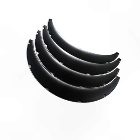 Universelle 4-delers fleksible F-skjermbreddere, 3,5 mm/90 mm bredde, kompatible med kjøretøy med bredt karosseri for forbedret beskyttelse av 