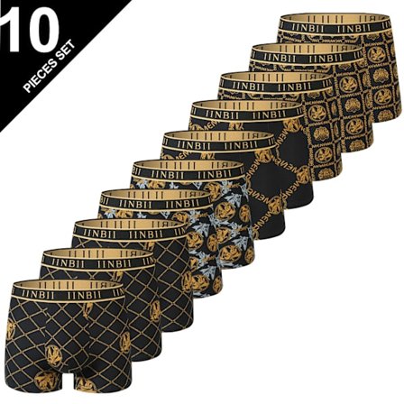 Herre boxershorts, sporty model, åndbare, høj elasticitet, firkantet model, C M