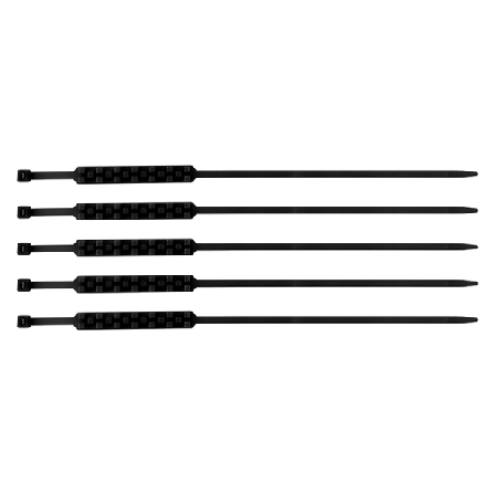 5 stk Motorsykkel Dekk Vinter Snø Dekk Antislippkjeder Svart