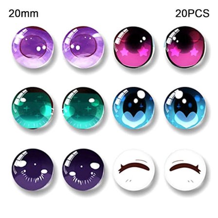 20st/10 par Eyes Crafts Eyes Puppet Crystal Eyes 20MM 20MM