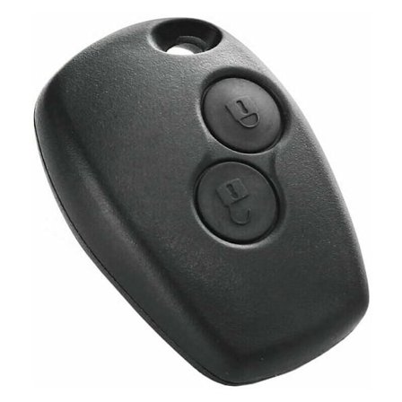 Fjernbetjeningsnøglehus Kompatibel med Renault Dacia Sandero Duster Lodgy Logan Dokker 2 knapper.