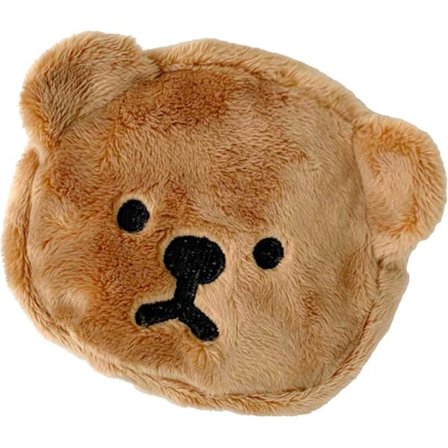 PCS Mini Søde Bjørneformet Bærbar Møntpung Plys Tegneserie Møntpung til Drenge Piger (Kaffe)