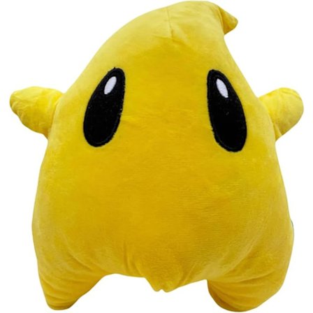 Luma-pehmolelu, pehmeä ja söpö keltainen Mario-pehmolelu, syntymäpäivälahja lasten peliharrastajille, joulukoriste kotiin 9,8 tuumaa