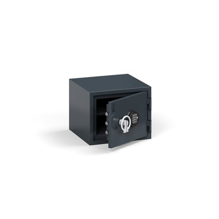 Brann- og innbruddsklassifisert dokumentskap PROTECT, kodelås, H350 B440 D420 mm