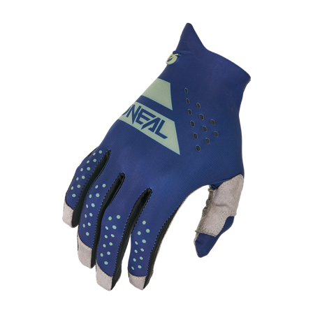 Guantes MX O'Neal Pin It Slip On Azul/Verde XL