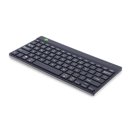 R-GO Tools Compact Break Ergonomic Keyboard, QWERTY (US), Wireless Black