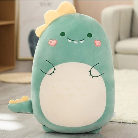 60cm Squishmallows Plysjleketøy - Kawaii Myk Stor Pute Dinosaur
