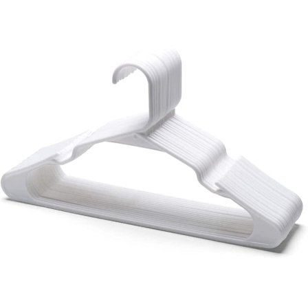 Muoviset vaateripustimet Kestävät putkimaiset paitahangarit Takkihangerit, Slim