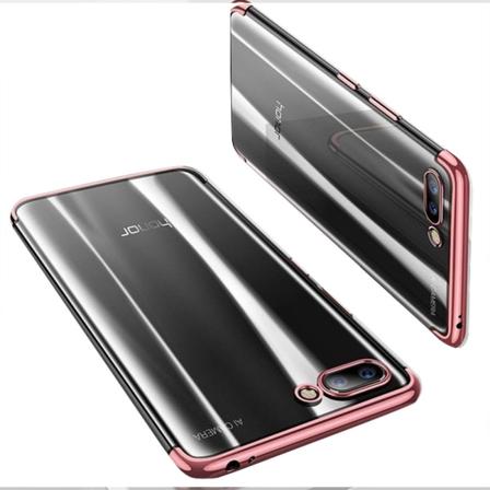 Praktisk Smart Silikone Cover (FLOVEME) - Huawei Y6 2018 Roséguld